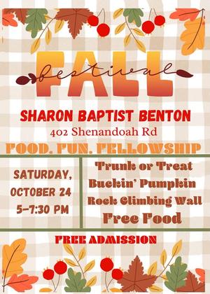 Sharon Baptist fall fest_300